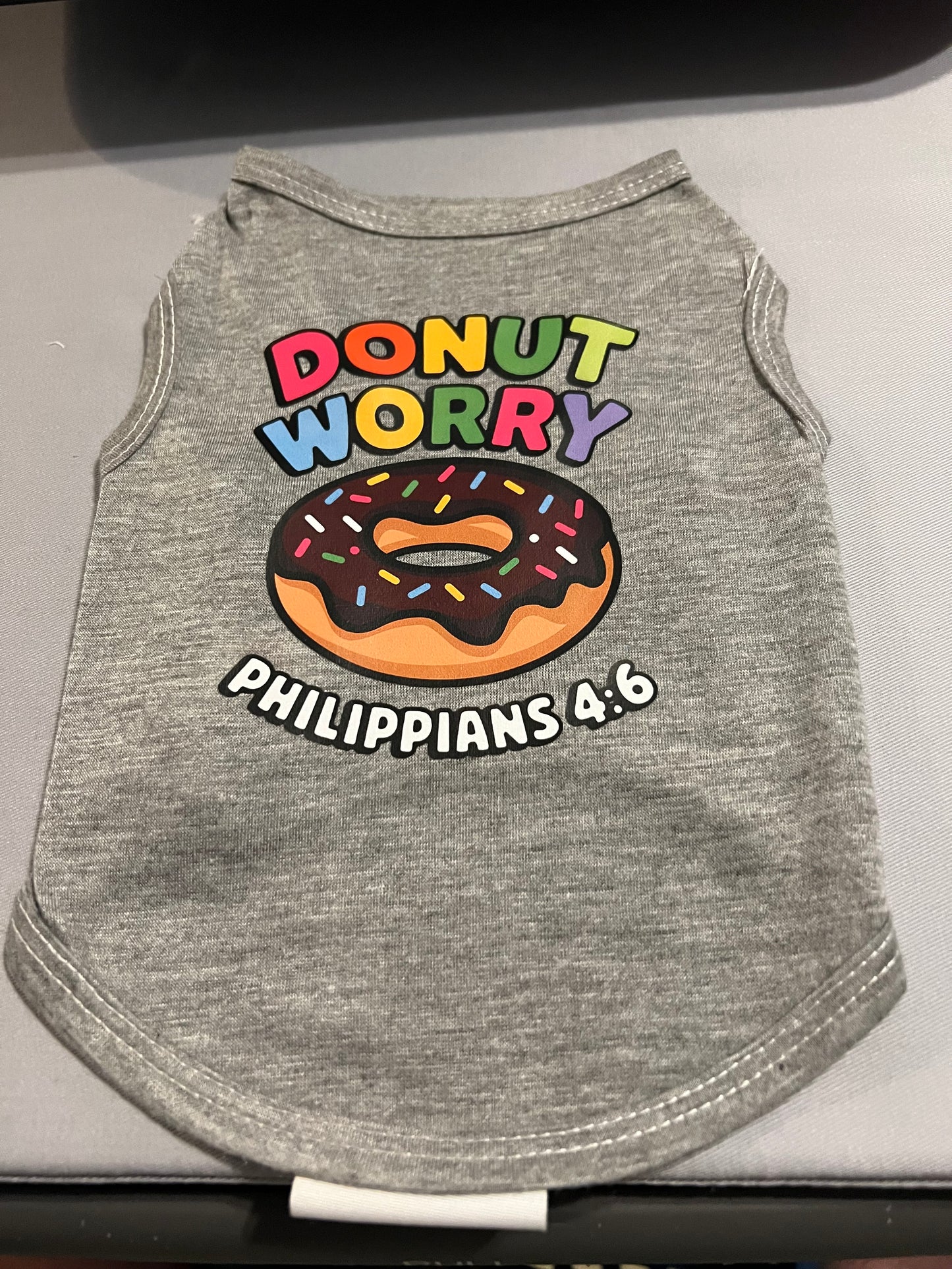 Donut Worry Pet Muscle T-Shirt